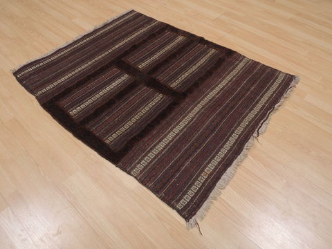 Kilim Red Square Hand Knotted 311 X 46 Area Rug 100-109391 Image 5
