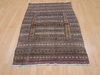 Kilim Brown Hand Knotted 36 X 50  Area Rug 100-109393 Thumb 1