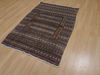 Kilim Brown Hand Knotted 36 X 50  Area Rug 100-109393 Thumb 2