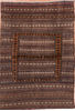 Kilim Brown Hand Knotted 36 X 50  Area Rug 100-109393 Thumb 0