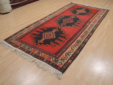 Kilim Red Runner Flat Woven 50 X 911 Area Rug 100-109395 Image 2