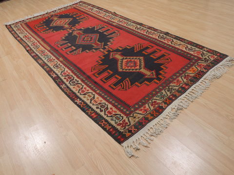 Kilim Red Runner Flat Woven 50 X 911 Area Rug 100-109395 Image 3