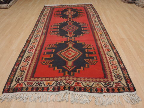 Kilim Red Runner Flat Woven 50 X 911 Area Rug 100-109395 Image 4