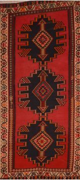 Kilim Red Runner Flat Woven 5'0" X 9'11"  Area Rug 100-109395
