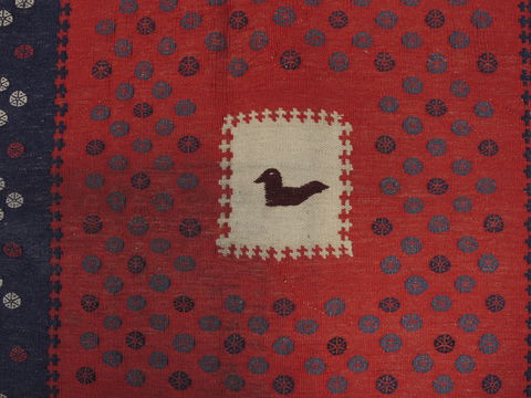 Kilim Red Square Flat Woven 42 X 42 Area Rug 100-109396 Image 10