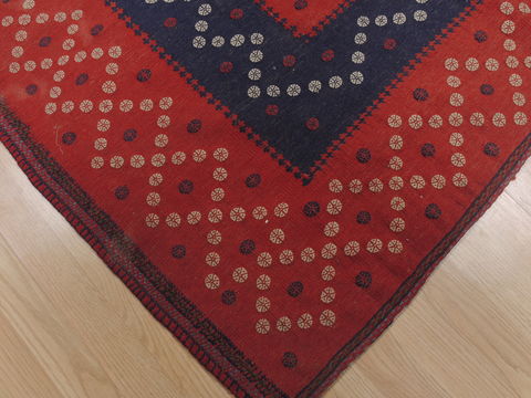 Kilim Red Square Flat Woven 42 X 42 Area Rug 100-109396 Image 7