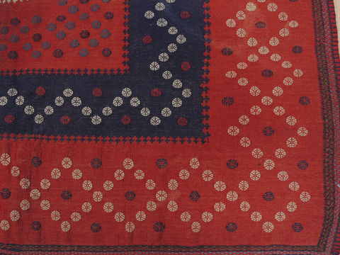 Kilim Red Square Flat Woven 42 X 42 Area Rug 100-109396 Image 9