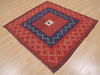 Kilim Red Square Flat Woven 42 X 42  Area Rug 100-109396 Thumb 2