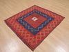 Kilim Red Square Flat Woven 42 X 42  Area Rug 100-109396 Thumb 6