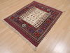 Kilim Red Square Hand Knotted 33 X 33  Area Rug 100-109402 Thumb 1