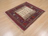 Kilim Red Square Hand Knotted 33 X 33  Area Rug 100-109402 Thumb 4