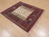 Kilim Red Square Hand Knotted 33 X 33  Area Rug 100-109402 Thumb 5