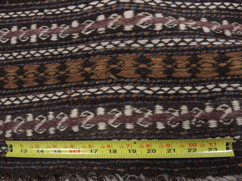 Kilim Brown Square Flat Woven 40 X 40 Area Rug 100-109403 Image 13