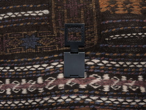 Kilim Brown Square Flat Woven 40 X 40 Area Rug 100-109403 Image 15