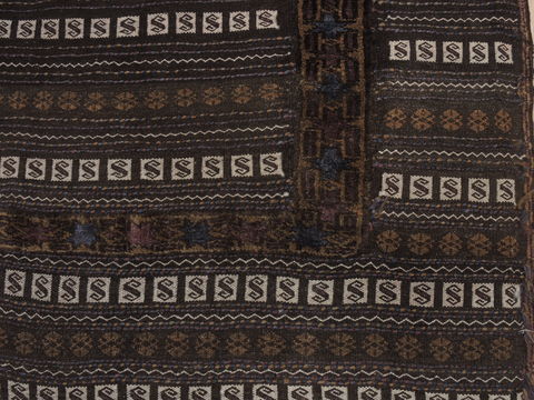 Kilim Brown Square Flat Woven 40 X 40 Area Rug 100-109403 Image 7
