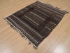 Kilim Brown Square Flat Woven 40 X 40  Area Rug 100-109403 Thumb 1