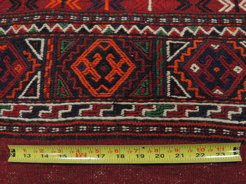 Kilim Red Square Flat Woven 33 X 33 Area Rug 100-109405 Image 14