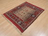 Kilim Red Square Flat Woven 33 X 33  Area Rug 100-109405 Thumb 2