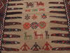 Kilim Red Square Flat Woven 33 X 33 Area Rug 100-109405 Thumb 7