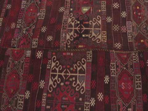Kilim Brown Hand Knotted 42 X 69 Area Rug 100-109407 Image 13