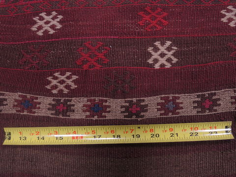 Kilim Brown Hand Knotted 42 X 69 Area Rug 100-109407 Image 9