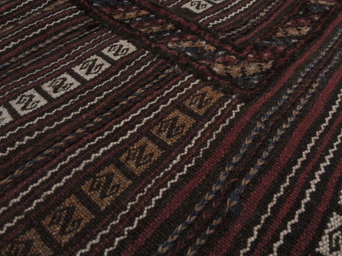 Kilim Brown Hand Knotted 41 X 49 Area Rug 100-109409 Image 10