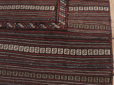 Kilim Brown Hand Knotted 41 X 49 Area Rug 100-109409 Image 7