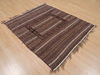 Kilim Brown Hand Knotted 41 X 49  Area Rug 100-109409 Thumb 3