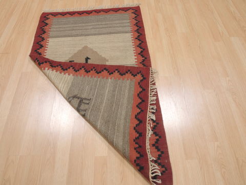 Kilim Beige Flat Woven 210 X 48 Area Rug 100-109410 Image 13