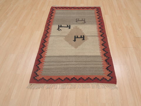 Kilim Beige Flat Woven 210 X 48 Area Rug 100-109410 Image 4