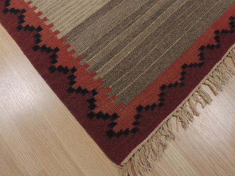 Kilim Beige Flat Woven 210 X 48 Area Rug 100-109410 Image 6