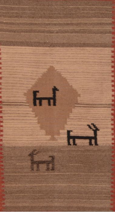 Kilim Beige Flat Woven 210 X 48 Area Rug 100-109410 Image 0