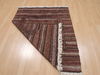 Kilim Brown Hand Knotted 310 X 48 Area Rug 100-109411 Thumb 14