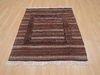 Kilim Brown Hand Knotted 310 X 48 Area Rug 100-109411 Thumb 1
