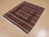 Kilim Brown Hand Knotted 310 X 48 Area Rug 100-109411 Thumb 2