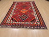 Kilim Red Hand Knotted 51 X 77  Area Rug 100-109413 Thumb 14