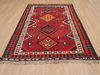 Kilim Red Hand Knotted 51 X 77  Area Rug 100-109413 Thumb 3