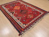 Kilim Red Hand Knotted 51 X 77  Area Rug 100-109413 Thumb 5