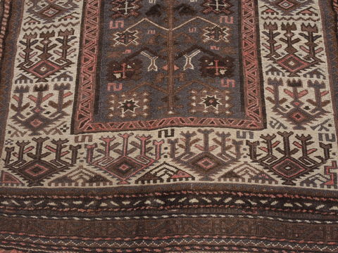 Kilim Brown Runner Hand Knotted 46 X 810 Area Rug 100-109414 Image 11