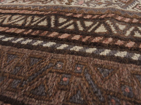 Kilim Brown Runner Hand Knotted 46 X 810 Area Rug 100-109414 Image 15
