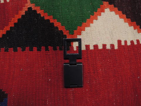 Kilim Red Hand Knotted 53 X 81 Area Rug 100-109417 Image 15