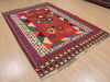 Kilim Red Hand Knotted 53 X 81  Area Rug 100-109417 Thumb 6