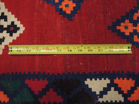 Kilim Red Hand Knotted 411 X 78 Area Rug 100-109418 Image 14
