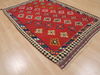 Kilim Red Hand Knotted 411 X 78  Area Rug 100-109418 Thumb 9