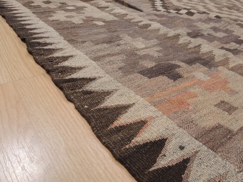 Kilim Brown Flat Woven 75 X 119 Area Rug 100-109419 Image 11