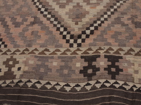 Kilim Brown Flat Woven 75 X 119 Area Rug 100-109419 Image 5