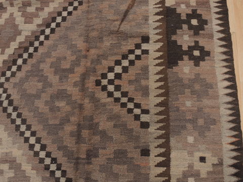Kilim Brown Flat Woven 75 X 119 Area Rug 100-109419 Image 9
