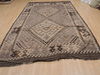 Kilim Brown Flat Woven 75 X 119  Area Rug 100-109419 Thumb 1