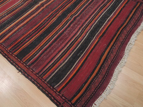 Kilim Red Runner Flat Woven 52 X 101 Area Rug 100-109422 Image 10
