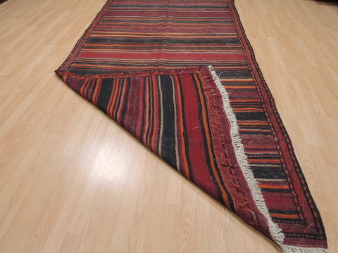 Kilim Red Runner Flat Woven 52 X 101 Area Rug 100-109422 Image 12